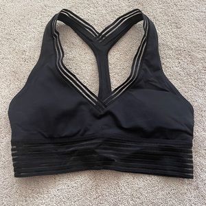 Lululemon sports bra with see through material